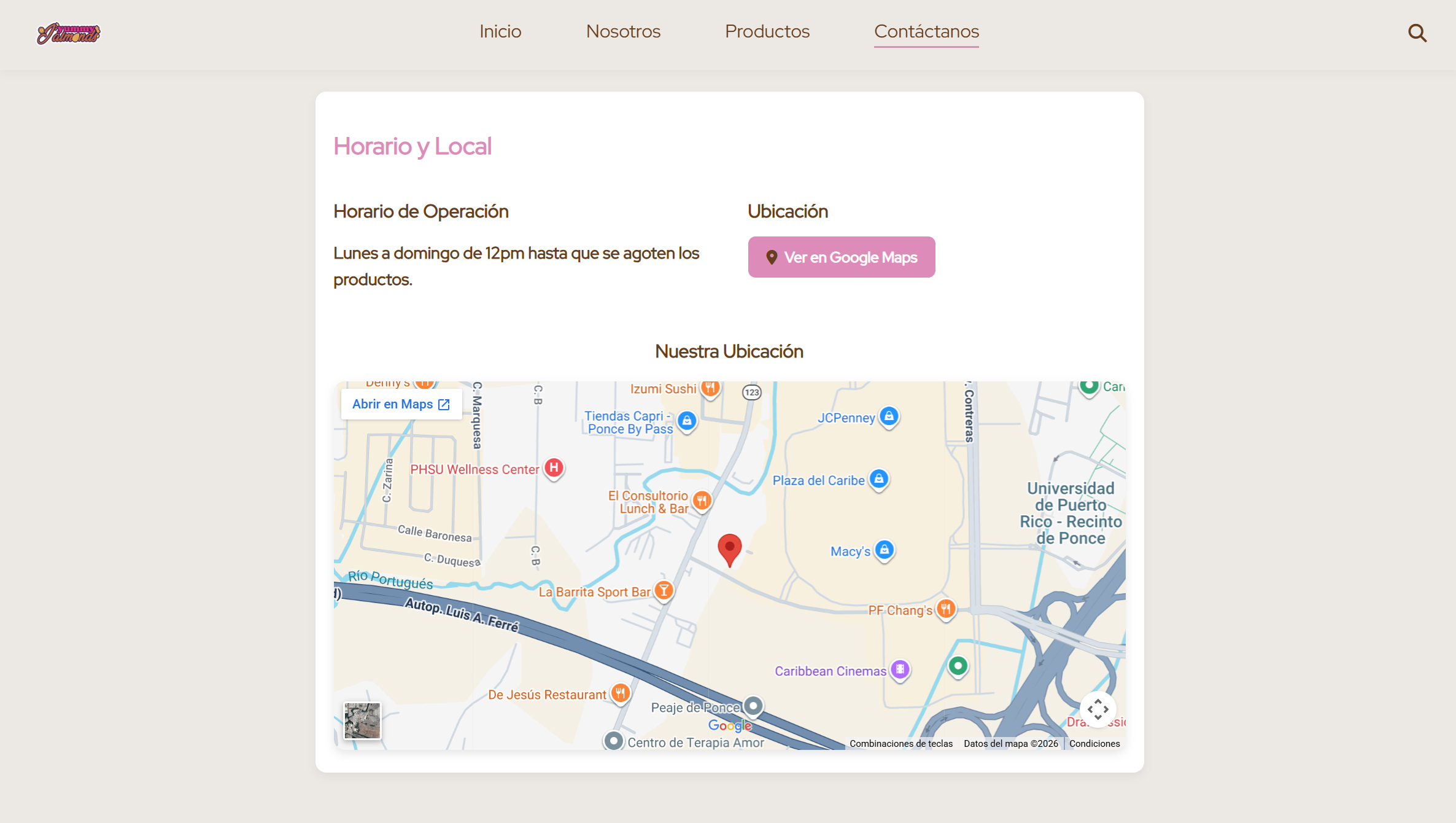 Yummy J'Almonds. An online presence that makes trying a new snack feel effortless.