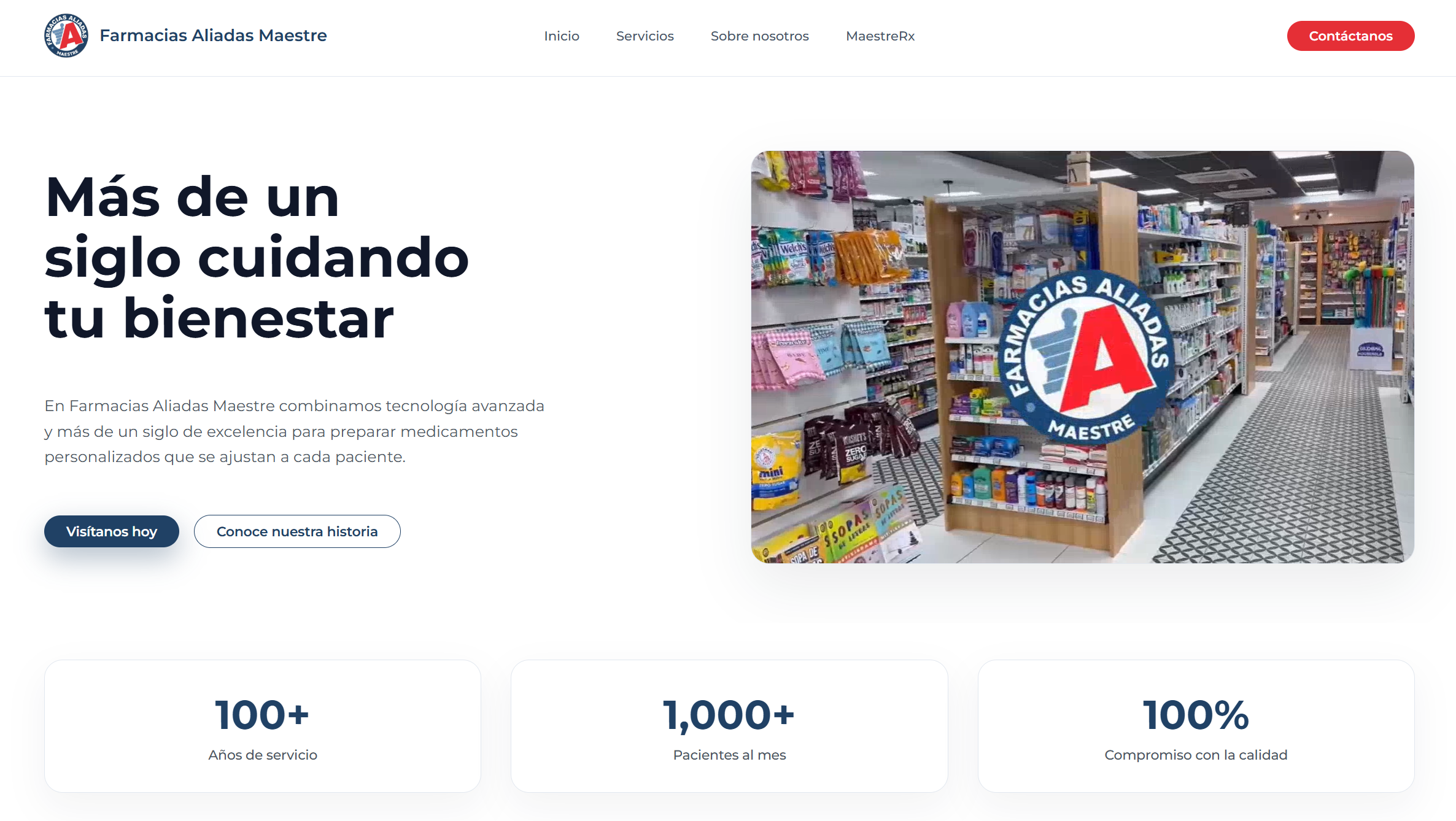 MaestreRx. A connected digital experience for patients, doctors, and pharmacy teams.