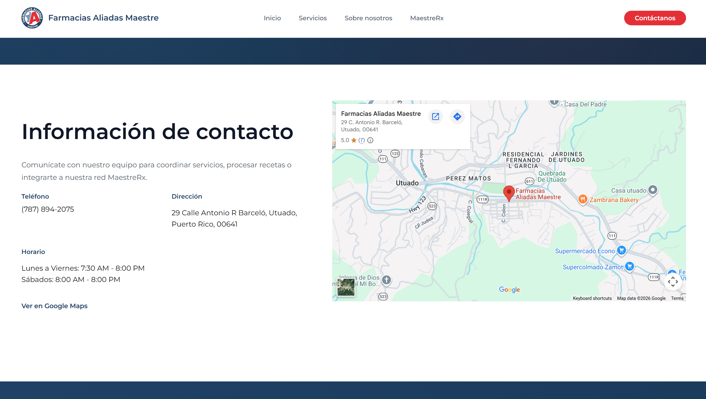 MaestreRx. A connected digital experience for patients, doctors, and pharmacy teams.
